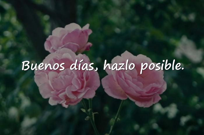 Imágenes frases de buenos dias bonitas - 6