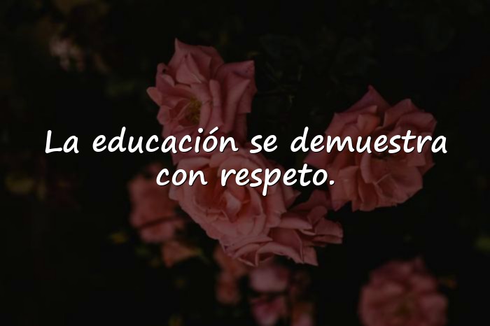 Imágenes frases del respeto - 11
