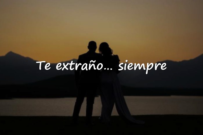 Imágenes frases te extraño - 1